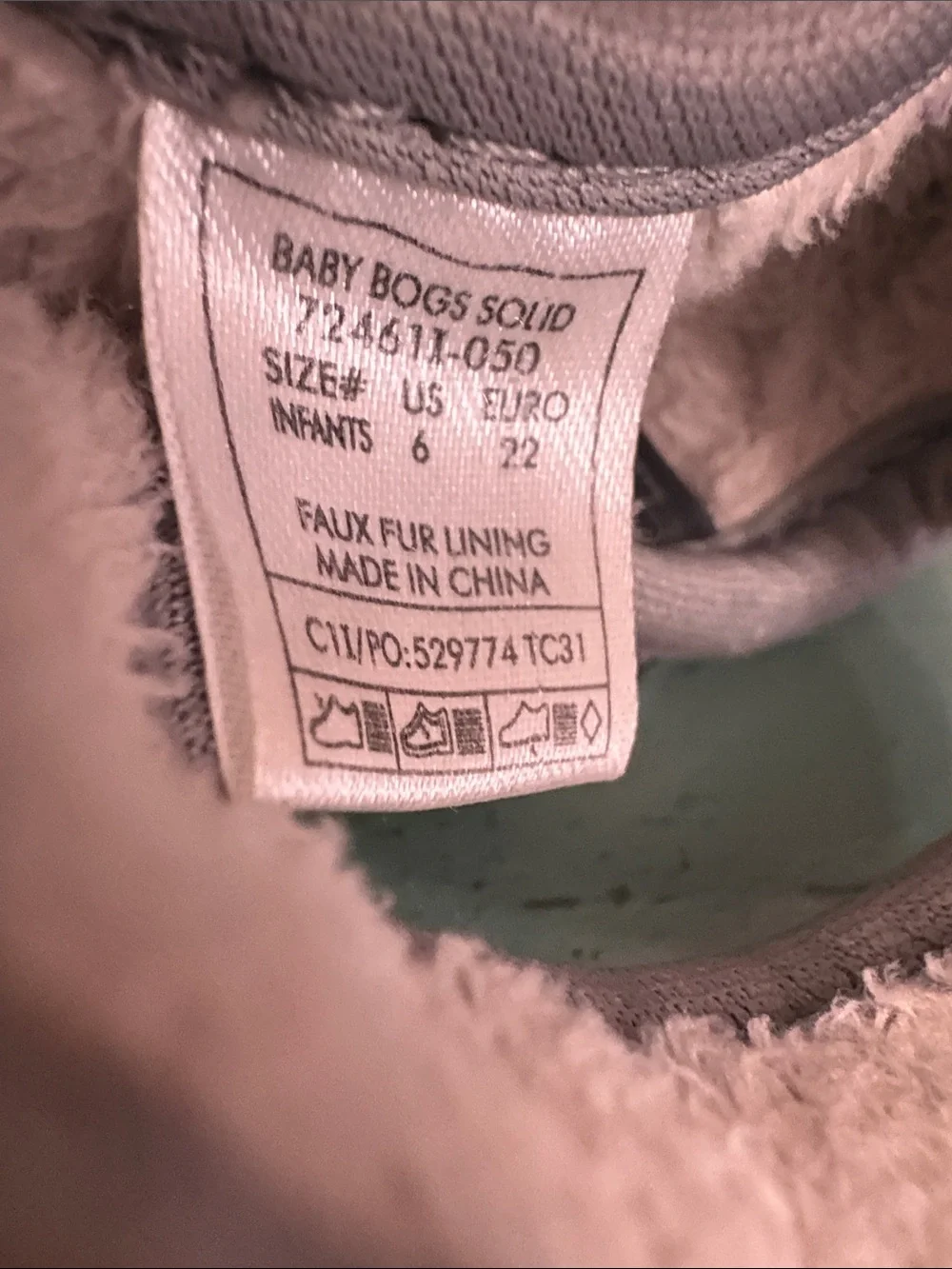 Bogs Toddler Gray Easy-Grab Winter Boot